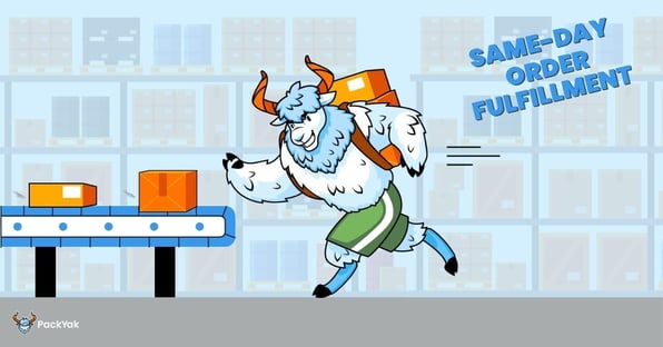 PackYak's Same Day Order Fulfillment